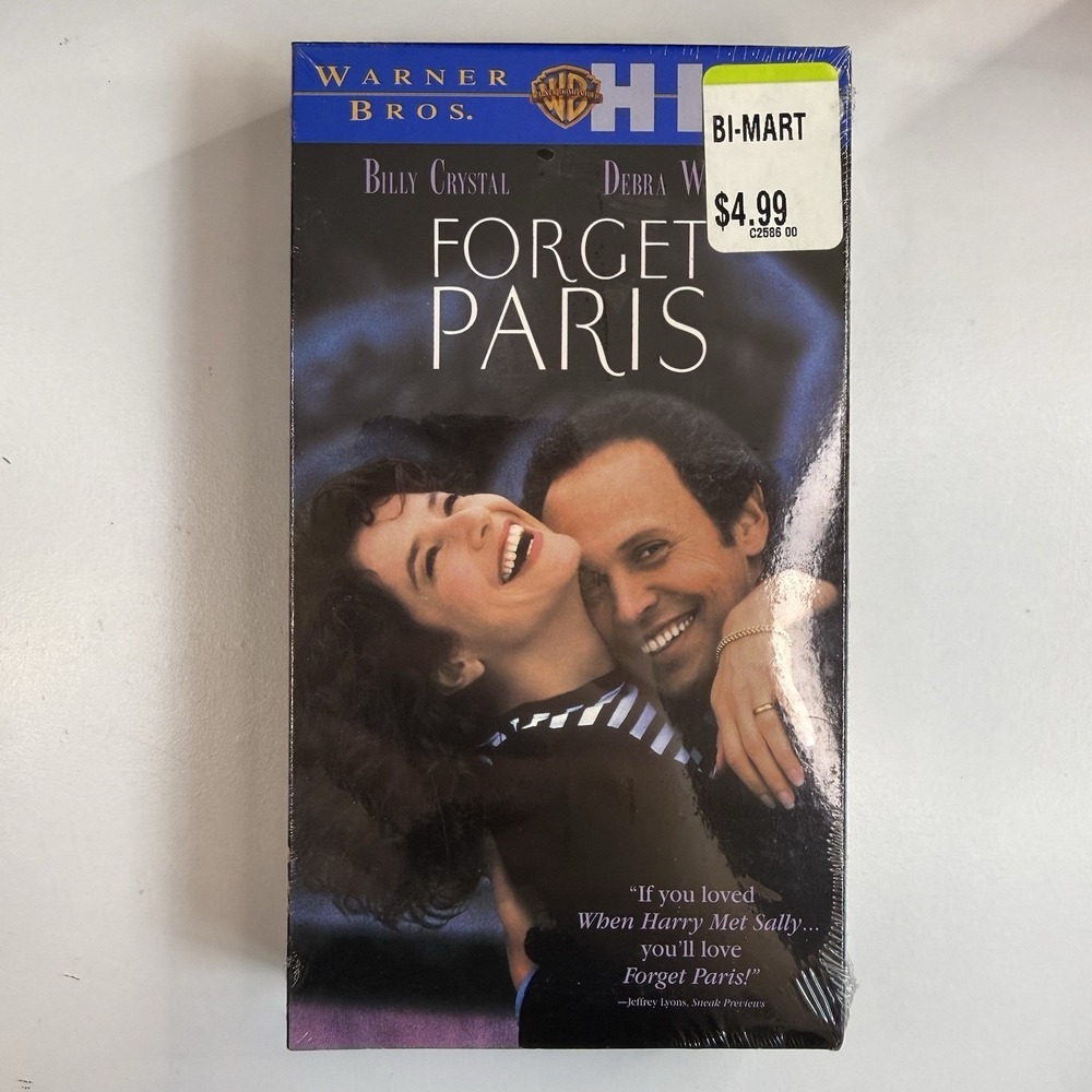 Forget Paris VHS 2000 WB Hits Billy Crystal Rom Com New Factory Sealed